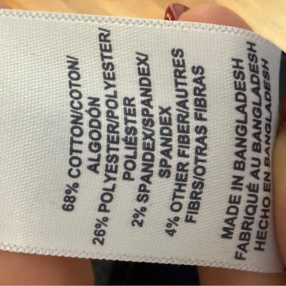 Chaps | Dark Denim Midi Skirt Front Slit High Rise | Size Large - Picture 11 of 11